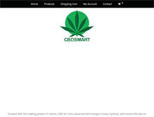 Tablet Screenshot of cbdsmart.com